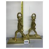 PR BRASS FIGURAL BOOKENDS
