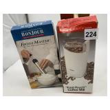 BONJOUR FROTHER KRUPS COFFEE MILL.