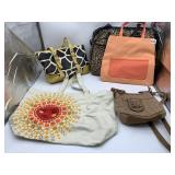 CLINIQUE, CROFT&BARROW, ASSORTED HANDBAGS.