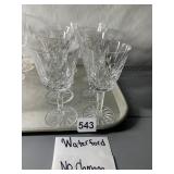 (8)WATERFORD CRYSTAL STEMWARE
