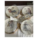 GORHAM NORMAN ROCKWELL PLATE SERIES NIB.