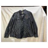HARLEY DAVIDSON DENIM SHIRT JACKET SIZE 1W