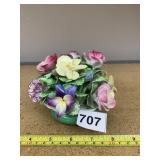 CROWN STAFFORDSHIRE FLORAL POSY, 4.5 IN H.