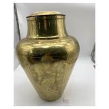BRASS CRAFTERS CHINESE BRASS GINGER JAR, ~18.5