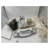 COCKTAIL SHAKER, METAL TRAY, PLANTER,