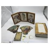 WILLIAM FAULKNER BOOK, WOODEN FRAME, RELIGIOUS