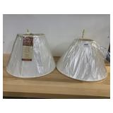 ANTIQUE SHANTUNG LAMPSHADES