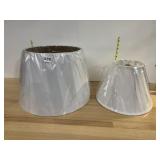WHITE LAMPSHADES