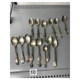 STERLING SILVER SPOONS 10.02 OZT