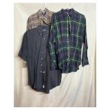 VINTAGE RALPH LAUREN MEN'S SHIRTS, SIZE L