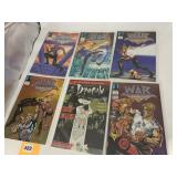 DEFIANT WAR DANCER, DRACULA COMIC BOOKS.