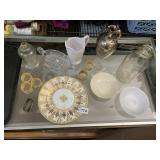 ROYAL CHELSEA PLATE, GLASSWARE, CERAMICS,