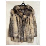GORGEOUS REAL FUR COAT, NO TAGS, EST SIZE S/M