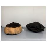 VINTAGE FELT HATS, MADE IN ITALY.