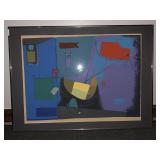 SIGNED FRAMED ART PRINT 64 OF 125, 22.5X30IN.