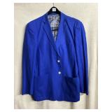 ALAN FLUSSER BLUE SPORT COAT SIZE L