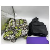 VERA BRADLEY QUILTED BACKPACK, SLING BAG, TRAVEL