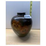 WELLER POTTERY VASE, 6 IN.
