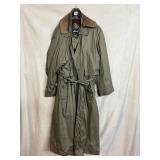 VINTAGE WOMEN'S TRENCH COAT WITH EXTRA COLLAR