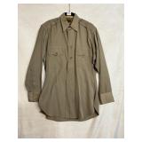 VINTAGE 40S SOL FRANK MILITARY SUPPLY SHIRT, SEE