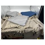 THROW BLANKETS, CHEVRON, PLAIN, 54X54.