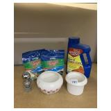 FERTILIZER, DISHWASHER TABS, BALL HITCH, PLANTER