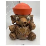 CERAMIC ELEPHANT COOKIE JAR