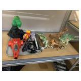 SPIDER-MAN VEHICLE, DINOSAUR FIGURES, ASSORTED