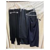 VINTAGE WOMEN'S PANTS AND SKIRTS, MOSTLY SIZE L