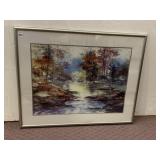 R. BLENDEVOLD LANDSCAPE PHOTOGRAPH PRINT 37X30,