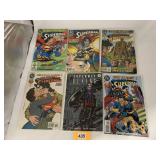 DC COMICS SUPERMAN COMIC BOOKS.