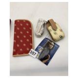 DOONEY & BOURKE MONOGRAM KEYCHAIN, POUCH.