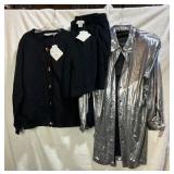 VINTAGE NWT CUTE SHORTS OUTFIT SIZE M & SHINY