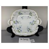 HEREND HAND PAINTED HANDLED TRAY
