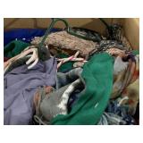 GOWNS, DRESSES, SCARVES.