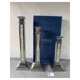 TOWEL MIRRORED FRONT CANDLED STICKS