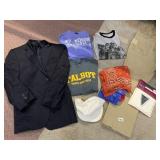JOS A BANK BLAZER, CARHARTT PANTS, HANES HOSIERY,