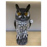 OWL DECOY FIGURE, 16 IN.