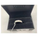 TENO 6MM STAINLESS STEEL RING W/ DIAMOND.