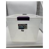 STERLITE CLEARVIEW STORAGE BOX 66 QT.