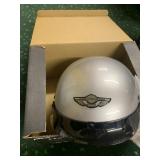 HARLEY-DAVIDSON HALF-SHELL HELMET W/ VISOR,