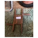 WOODEN KRAUT CUTTER, VTG DESIGN, DUAL HANDLES.