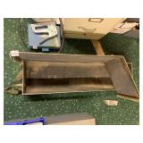 METAL MILITARY AMMUNITION BOX, 25 MM AMMO 50 RD