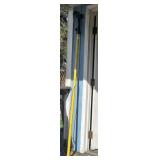 LONG YELLOW POLE PRUNER, SPRING-LOADED BLADE,