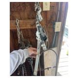 METAL CABLE PULLER, RATCHET MECHANISM W/ HOOKS.