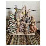 ATLANTIC MOLD VINTAGE CERAMIC LIGHT-UP CHRISTMAS