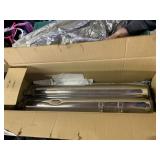 FACTORY CHROME-PLATED EXHAUST PIPES, IN BOX.