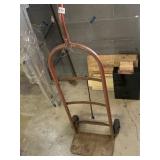 HUNT WIDE CORPORATION RED METAL HAND TRUCK,