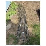 TOMATO CAGE, WIRE CONSTRUCTION, BLACK FINISH.