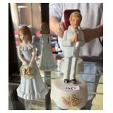 ROMAN GROWING UP VINTAGE CERAMIC BOY GIRL